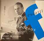 Cover for album: Zino Francescatti, Robert Casadesus – Concert De Sonates , Aix, 1951(CD, Album)