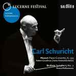 Cover for album: Carl Schuricht, Mozart, Brahms, Robert Casadesus, Swiss Festival Orchestra, Vienna Philharmonic – Piano Concerto , K. 595; Symphony No. 2