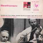 Cover for album: Beethoven : Robert Casadesus, Zino Francescatti – Sonata No. 7 In C Minor / Sonata No. 8 In G Major, Opus 30 No. 2 & 3(LP, Album, Mono)