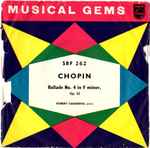 Cover for album: Robert Casadesus, Chopin – Ballade No. 4 in F Minor, op.52(7