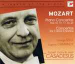 Cover for album: Mozart, Robert Casadesus, George Szell, Eugene Ormandy – Robert Casadesus Plays Mozart : Piano Concertos Nos. 12, 15, 17, 20, 24 & Concertos  for 2 and 3 pianos(3×CD, Compilation, Reissue, Remastered)