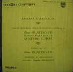 Cover for album: Ernest Chausson, Zino Francescatti, Robert Casadesus, Quatuor Guilet – Concert Pour Piano, Violon Et Quatuor À Cordes, Op. 21 / Poème, Op. 25(LP, Compilation, Mono)