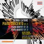Cover for album: Georgi Catoire, Oliver Triendl, Vogler Quartett, Rundfunk-Sinfonieorchester Berlin, Roland Kluttig – Piano Concerto Op. 21; Piano Quintet Op. 28; Piano Quartet Op. 31(CD, Album)