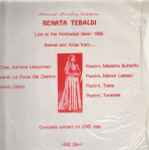 Cover for album: Renata Tebaldi, Giuseppe Verdi, Francesco Cilea, Giacomo Puccini – Live At The Hollywood Bowl - 1956(LP, Album)