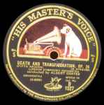 Cover for album: R. Strauss / Elgar / Handel - London Symphony Orchestra Conducted By Albert Coates – Death And Transfiguration Op.24 / Overture In D Minor(3×Shellac, 12
