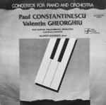Cover for album: Paul Constantinescu / Valentin Gheorghiu - Cluj-Napoca Philharmonic Orchestra / Emil Simon – Concertos For Piano And Orchestra(LP)