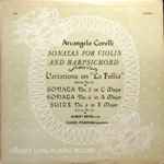 Cover for album: Arcangelo Corelli, Robert Brink, Daniel Pinkham – Sonatas For Violin And Harpsichord Opus 5 / Variations On 
