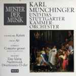 Cover for album: Pachelbel / Bach / Corelli / Mozart ; Karl Münchinger Und Das Stuttgarter Kammerorchester – Kanon / Air / Concerto Grosso »Weihnachtskonzert« / Eine Kleine Nachtmusik / Divertimento D-dur(LP, Compilation)