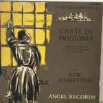Cover for album: Luigi Dallapiccola, Chœur  Et Orchestre De L' Accademia Nazionale Di Santa Cecilia – Canti Di Prigionia(10
