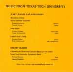Cover for album: Mary Jeanne Van Appledorn / Stuart Glazer – Music From Texas Tech University(CD, Album)