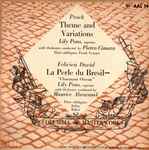 Cover for album: Lily Pons, Proch, Felicien David – Theme And Variations / La Perle Du Bresil(LP, 10