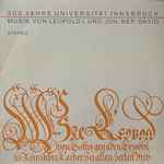 Cover for album: Leopold I. / Joh. Nep. David / Innsbrucker Kammerorchester, Kammerchor Walther Von Der Vogelweide, Othmar Costa – 300 Jahre Universität Innsbruck(LP, Stereo)