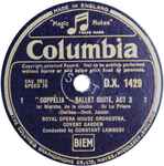 Cover for album: Delibes, Royal Opera House Orchestra Covent Garden Conducted By Constant Lambert – Coppelia - Ballet Music, Act 3(2×Shellac, 12