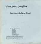Cover for album: Saint John's Tour Choir – Saint John's Lutheran Church 1973 Tour(LP, Album, Stereo)