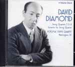 Cover for album: David Diamond (2), Potomac String Quartet – Volume One - String Quartets 3 & 8 / Concerto For String Quartet(CD, )