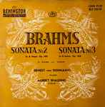 Cover for album: Brahms, Ernst von Dohnányi, Albert Spalding – Brahms: Sonata No. 2, Sonata No. 3 For Piano And Violin
