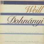 Cover for album: Kurt Weill / Ernö Dohnányi - Jerry Grossman / Diane Walsh – Sonatas For Cello And Piano