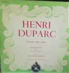 Cover for album: Henri Duparc / Pierre Germain, Jean-Claude Ambrosini – Treize Mélodies(LP, Album, Mono)