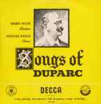 Cover for album: Duparc - Gérard Souzay, Jacqueline Bonneau – Songs Of Duparc