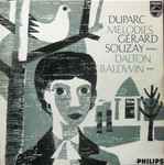 Cover for album: Henri Duparc, Gérard Souzay, Dalton Baldwin – Mélodies