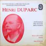 Cover for album: Henri Duparc - Bruno Laplante, Marc Durand (4) – Intégrale Des Quinze Mélodies(LP)
