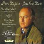 Cover for album: Henri Duparc, José van Dam – Les Mélodies(CD, Album)