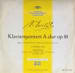 Cover for album: Antonín Dvořák, Janáček Quartet, Eva Bernáthová – Klavierquintett A-Dur Op. 81(LP, Mono)