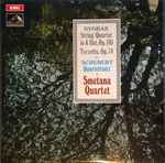 Cover for album: Dvořák, Schubert, Smetana Quartet – String Quartet In A Flat, Op. 105 / Terzetto, Op.74 / Quartettsatz