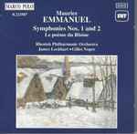 Cover for album: Maurice Emmanuel – Rhenish Philharmonic Orchestra, James Lockhart • Gilles Nopre – Symphonies Nos. 1 And 2 • Le Poème Du Rhône(CD, )