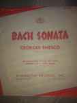 Cover for album: Bach Sonata - Unaccompanied Partita For Violin No.1 In B Minor(LP, 10