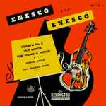 Cover for album: Georges Enesco, Mme Chaillez-Riches – Enesco Plays Enesco, Sonata No. 2 In F Minor For Piano & Violin(LP, 10