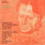 Cover for album: George Enescu – Cvartetul „Voces” – Cvartetul De Coarde Nr.2 În Sol Major, Op.22, Nr.2 / Cvartetul Nr.2 În Re Minor, Pentru Pian, Vioară, Violă Și Violoncel, Op.30(LP)