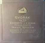 Cover for album: Dvorak - Yehudi Menuhin, Orchestre De La Société Des Concerts Du Conservatoire - Georges Enesco – Concerto In A Minor, Op. 53(4×Shellac, 12