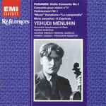 Cover for album: Paganini - Yehudi Menuhin - Orchestre Symphonique De Paris / Pierre Monteux · George Enescu · Marcel Gazelle · Hubert Giesen · Ferguson Webster – Violin Concerto No. 1 • 