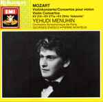 Cover for album: Mozart - Yehudi Menuhin, Orchestre Symphonique De Paris, Georges Enesco, Pierre Monteux – Violinkonzerte(CD, Compilation, Remastered, Mono)