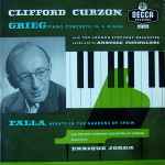Cover for album: Grieg, Falla, Clifford Curzon, London Symphony Orchestra, Anatole Fistoulari, New Symphony Orchestra Of London, Enrique Jorda – Piano Concerto / Nights In The Gardens Of Spain