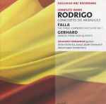 Cover for album: Rodrigo, Falla, Gerhard, Eduardo Fernandez, Ulster Orchestra, Josep Caballé-Domenech, Adrian Leaper – Concierto De Aranjuez / The Three-Cornered Hat Suite No. 1 / Dances From Don Quixote(CD, Album, Stereo)