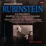 Cover for album: Rachmaninov, Falla - Rubinstein, Chicago Symphony Orchestra, Fritz Reiner, Philadelphia Orchestra, Eugene Ormandy – Rhapsody On A Theme Of Paganini / Nights In The Gardens Of Spain(LP, Compilation, Remastered)