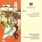 Cover for album: Falla, Ansermet, L'Orchestre De La Suisse Romande, Marina de Gabarain, Suzanne Danco – El amor brujo , El sombrero de tres picos , Danza Española No.1