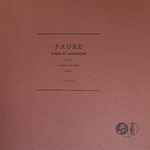 Cover for album: Fauré, Carmen Guilbert – Theme Et Variations, Op. 73(2×Shellac, 12