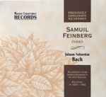 Cover for album: Samuil Feinberg, Johann Sebastian Bach – Recordings From Samuil Feinberg's Private Archive(4×CD, )