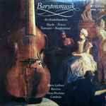 Cover for album: Haydn, Fiocco, Tomasini, Burgksteiner, János Liebner, Hans Pischner – Barytonmusik Des 18. Jahrhunderts(LP, Stereo)