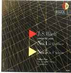 Cover for album: J.S. Bach — Lukas Foss, The Zimbler String Sinfonietta – Concerto No. 1 In D Minor, Concerto No. 5 In F Minor