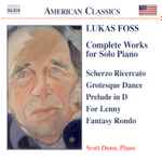 Cover for album: Lukas Foss, Scott Dunn – Complete Works For Solo Piano(CD, Album)