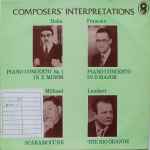 Cover for album: Hahn / Francaix / Milhaud / Lambert – Composers' Interpretations(LP, Compilation, Club Edition, Mono)