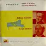 Cover for album: Franck - Yehudi Menuhin, Louis Kentner – Sonata In A Major For Violin And Piano