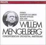 Cover for album: Franck / Richard Strauss – Willem Mengelberg, Concertgebouw Orchestra, Amsterdam – Symphony In D Minor / Don Juan