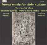 Cover for album: César Franck, Darius Milhaud / The Zaslav Duo – French Music For Viola & Piano(LP, Album, Stereo)