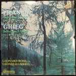 Cover for album: Franck / Grieg - Leonard Rose, Leonid Hambro – Sonata In A Major For Cello And Piano / Sonata In A Minor  For Cello And Piano, Op. 36(LP, Album, Reissue)