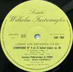 Cover for album: Ludwig van Beethoven - Wilhelm Furtwängler, Orchestre Philharmonique De Vienne – Symphonie N° 4 En Si Bémol Majeur, Op. 60(LP, Album, Mono)